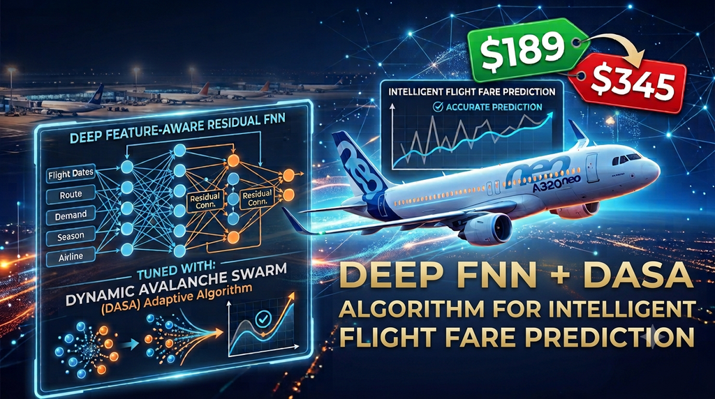 Deep Feature-Aware Residual Feedforward Neural Network with Dynamic Avalanche Swarm Optimization for Intelligent Flight Fare Prediction
