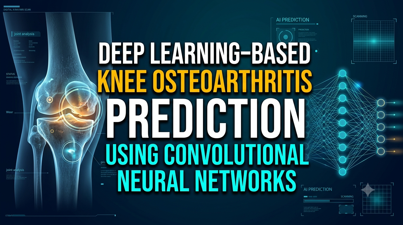 Deep Learning–Based Knee Osteoarthritis Prediction Using Convolutional Neural Networks
