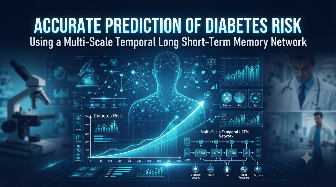 Accurate Prediction of Diabetes Risk Using a Multi-Scale Temporal Long Short-Term Memory Network
